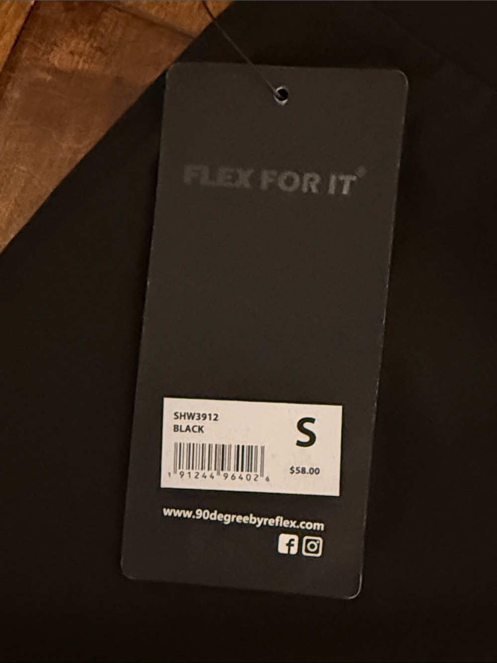 90 Degree By Reflex Black Athletic Shorts with White Side Stripes - Picture 3 of 4
